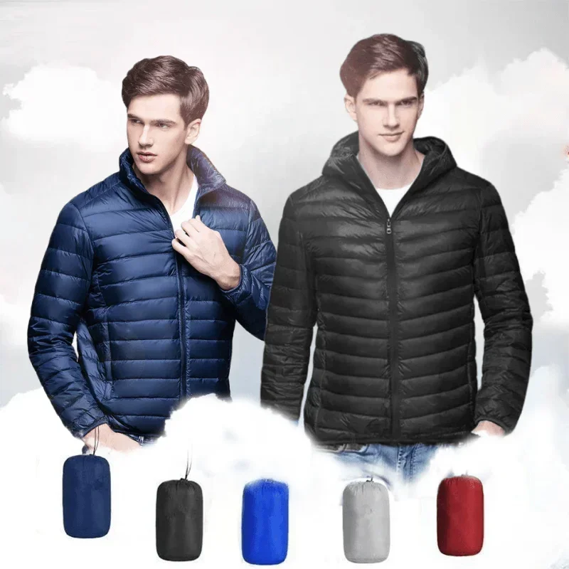 Down Jacket Packable - UETEEY 2024, осенне-зимняя куртка на белом