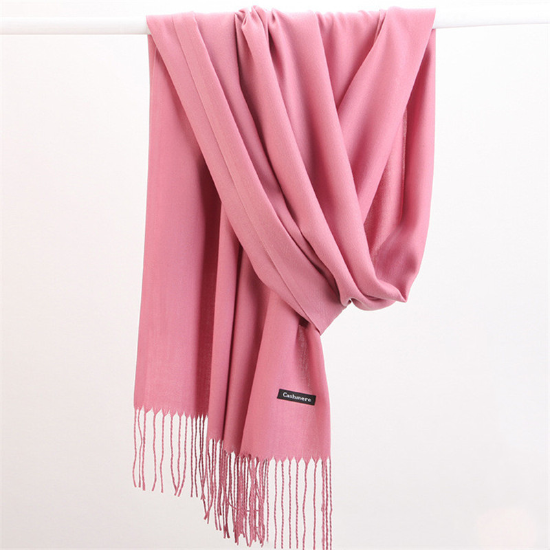 Модный однотонный женский шарф – обзор и цена Shawl Wrap Winter