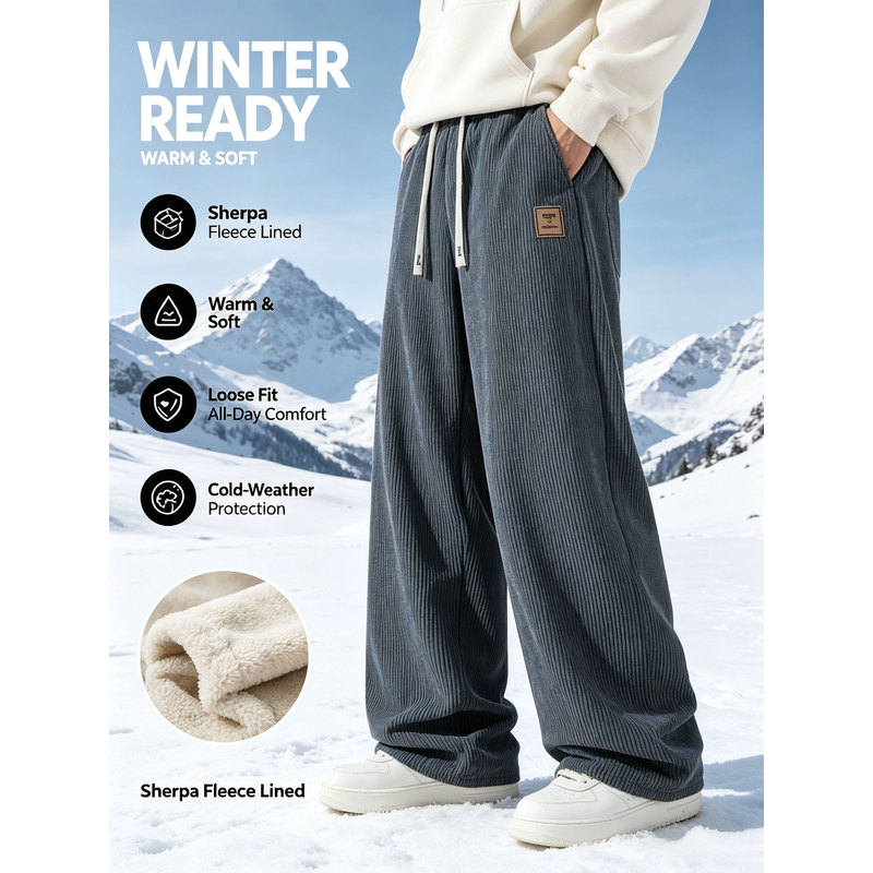 Мужские зимние спортивные брюк – обзор и цена Corduroy Pant Warm