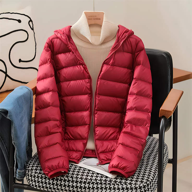 Женская приталенная куртка-пух – обзор и цена Down Jacket Packable