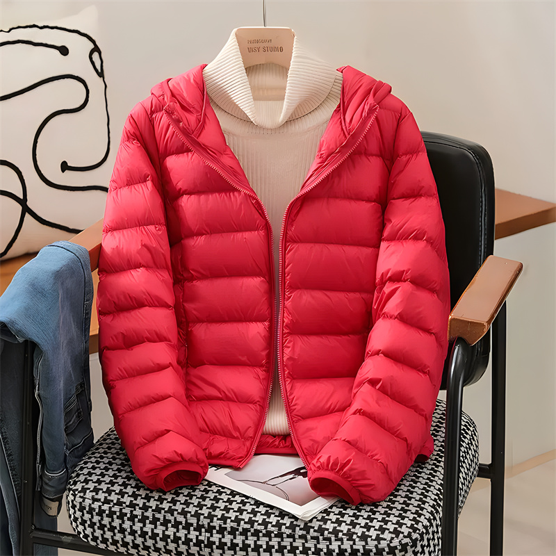 Женская приталенная куртка-пух – обзор и цена Down Jacket Packable